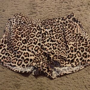 Aerie Leopard Print Pajama Shorts